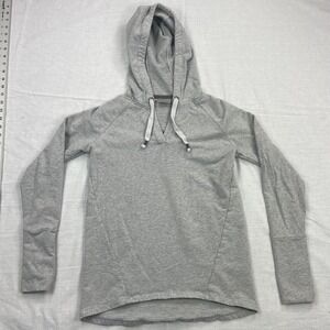 Womens XS Athleta Idyllwild Hoodie Heather‎ Gray Pullover